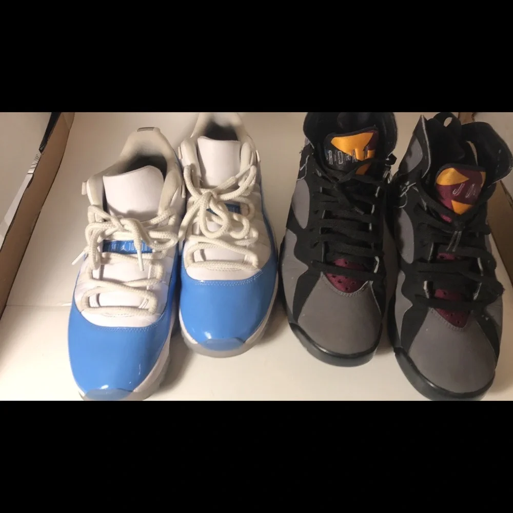Size 9.5 Jordan 7’s‎ and 11’s
